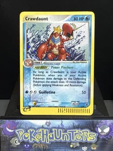 Pokemon Card Crawdaunt 3/97 Holo Rare EX Dragon Played - Picture 1 of 9