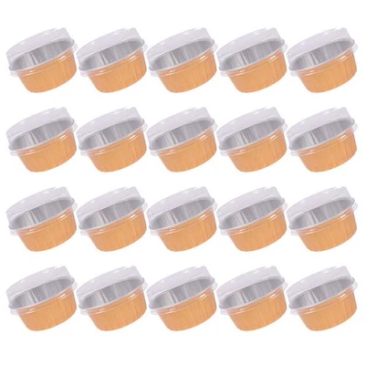  20 pezzi di cottura in alluminio da forno in alluminio per cottura cupcake per - Immagine 1 di 4