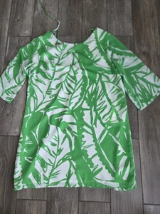 LILLY PULITZER for Target Boom Boom Shift Dress Tropical Leaves Green Sz XL - Picture 1 of 8