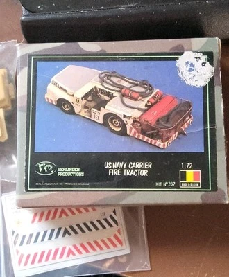 1/72 VERLINDEN US Navy Carrier Fire Tractor - Tender Model Kit  - Image 1 of 3
