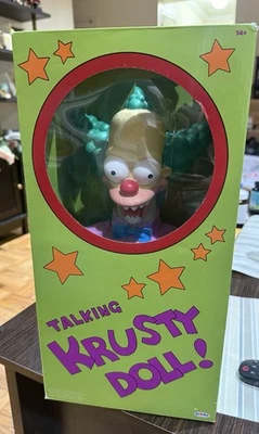 Boneca falante Krusty The Clown Simpsons Treehouse of Horror - Imagem 1 de 2