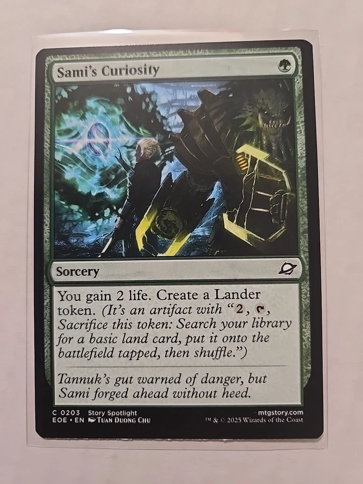 Sami's Curiosity - Edge of Eternities - LP - Common - Sorcery - MTG  - Image 1 of 1