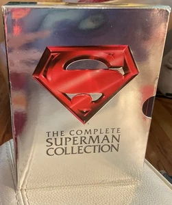 Complete Superman Collection (DVD, 2001, 4-Disc Boxed Set) Excellent - Foto 1 di 4