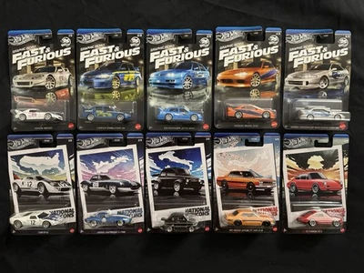 ¡2 Juegos Serie Plata! Hot Wheels Fast & Furious Gráfico Remix e Iconos Nacionales Foto 1 de 3