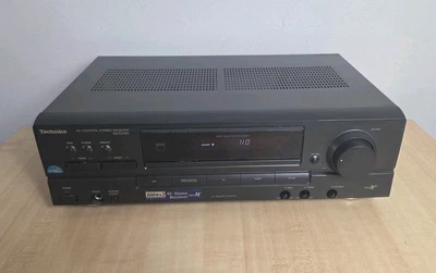 Technics AV Control Stereo Reciever SA-EX140 Black W/Power Cord No Remote Clean - Image 1 of 4