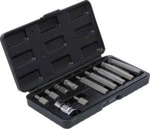 Coffret d'embouts XZN 3/8" denture multiple longs courts M5-6-8-10-12 Spline - Picture 1 of 8