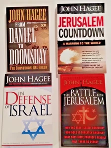 Eine Sammlung von 4 John Hagee Büchern u.a. Die Schlacht um Jerusalem PB 2001 - Bild 1 von 9