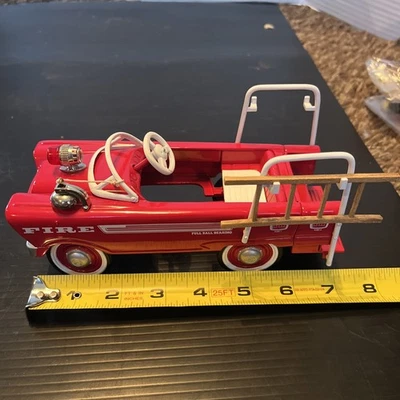 Camión de bomberos Hallmark Murray 62 Kiddie Car 1995 clásico de lujo falta 1 escalera Foto 1 de 4
