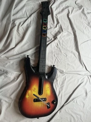 Guitar Hero Red Octane XBOX 360 Sunburst Guitar 95451.805 No Dogle or Strap  - Image 1 of 4