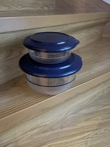 TUPPERWARE Tafelperle Neu 1100 ml und 275 ml Schüssel blau/klar - Bild 1 von 2