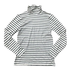 J.Crew Top Damen Gr. S blau gestreift weiß Rollkragen klassisch maritim Küste - Bild 1 von 9
