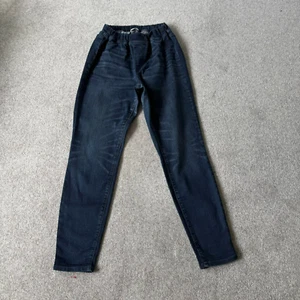 Eileen Fisher Blue Denim Pull On Elasticated Jeans Trousers Organic Cotton M / M - Picture 1 of 11