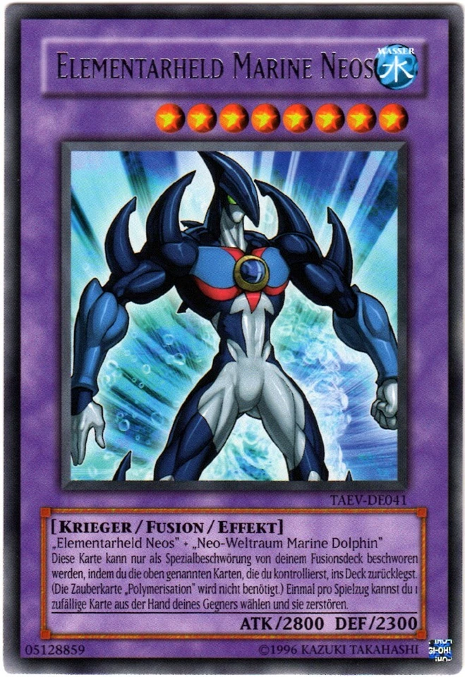 Yu-Gi-Oh! 2007 Elementar-HELD Marine Neos Rare Sleeve & Toploader NM TAEV-DE041 - Bild 1 von 1
