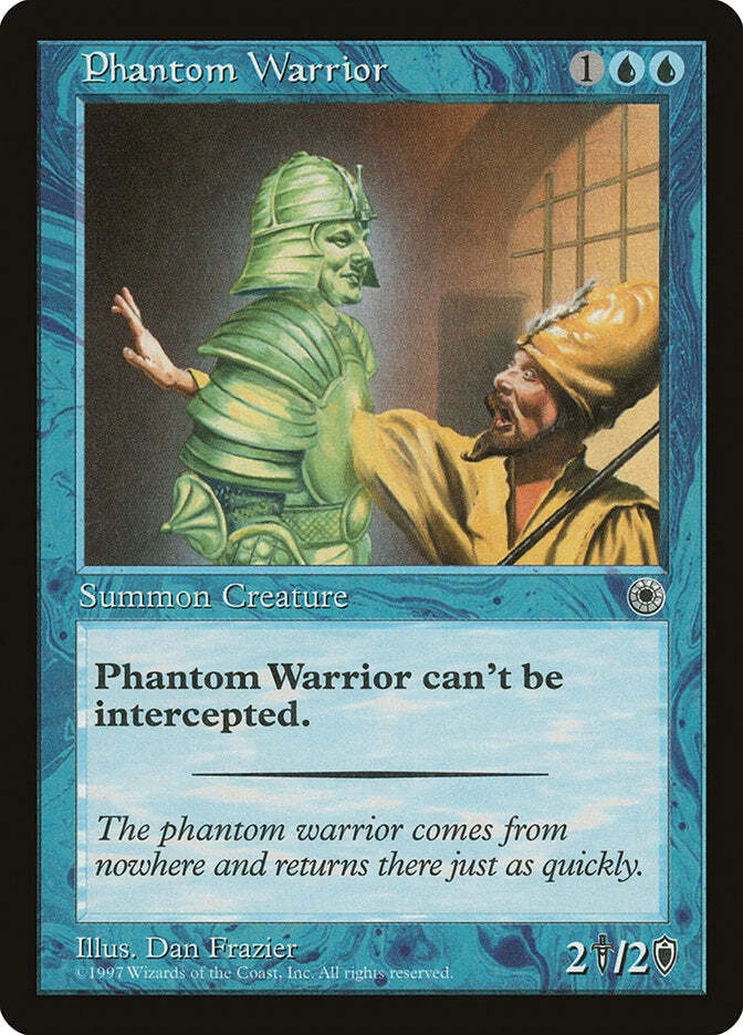 Phantom Warrior [Portal] Magic MTG - Image 1 of 1