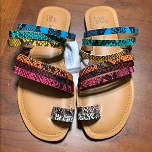 Time and Tru Strappy Thong Slide (Women's) - Picture 1 of 3
