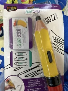 Pop + Corn Games Shaky Sketch Vibrating Scribble Pen Game Players 2+ Ages 6+ NEW - Picture 1 of 1