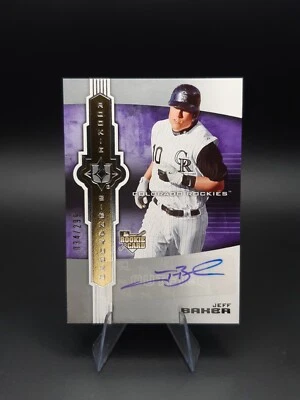 2007 Ultimate Collection #122 Jeff Baker Rookie Auto /299 RC Colorado Rockies - Image 1 of 2
