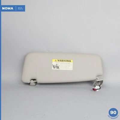 04-10 Parasol lateral derecho pasajero BMW 525i E60 con espejo de tocador gris OEM Foto 1 de 4