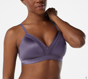 Breezies Microfiber and Lace Wirefree Contour Bra-A346538-NEW