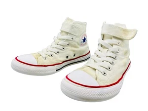 CONVERSE Chuck Taylor All Star Easy On 1V Junior High Top White 372884C - USED - Picture 1 of 10
