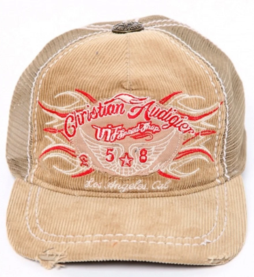 NWT Christian Audigier Ed Hardy baseball cap corduroy Foto 1 de 1