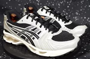 ASICS Gel-Kayano 14 Men Sneaker Sz 11 Cream Black Metallic Running Shoe 1201A019 - Picture 1 of 11