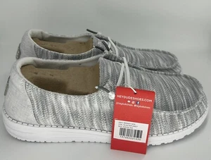 New Hey Dude Wendy Sox Size 11 Glacier Grey Slip On Women Shoes Style 40078-1HD - Picture 1 of 10