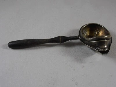 Антикварный посеребренный ситечко для чайных листьев Paye & Baker P&B 1917 г. - Изображение 1 из 4