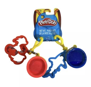 Hasbro Play-Doh Hang Ups Red Shark+ Blue Dragon Ages 3+ Key Chain Zipper Pull - Picture 1 of 1
