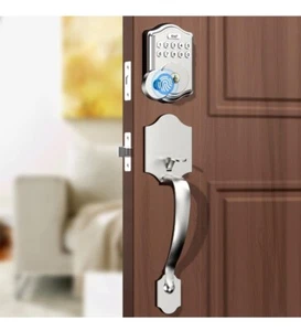 Guarder Fingerprint Front Door Lock Set Keyless Entry Door With Code Handleset - Picture 1 of 16