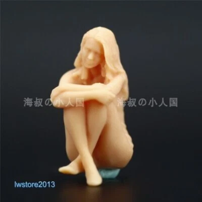 1/87 Beauty Girl Scene Props Miniatures Figures Model For Cars Vehicles Toys - Image 1 of 4