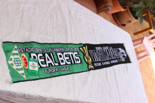 Écharpe Officielle Real Betis Vs Ludogorets - UEFA Europa League - Neuve
