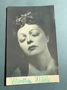 MARTHA MÖDL (†2001) Oper  signed Autogrammkarte 9x14 Autogramm - Picture 1 of 2