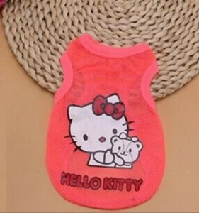 Dog Puppy Cat Pet Vest Clothes Kitty Cartoon Fleece Blanket US SELLER - Picture 1 of 12