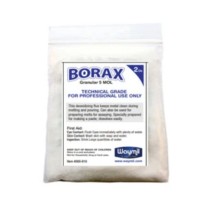Borax 2 Oz For Glazing Crucible Dish Jewelry Casting Flux Melting Gold Silver - Picture 1 of 4