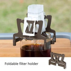 Coffee Filter Holder Portable Reusable Tea Filter Dripper Shelf F6W9 O3 O3A1 - Picture 1 of 15