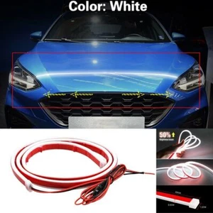 86" Dynamic LED Running Light Front Hood Strip Ambient Lamp For Ford Focus - Picture 1 of 9