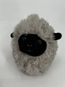 "Kellytoy Agnello Pecora Nero Grigio Soffice Morbido Paffuto Peluche Imbottito Animale Giocattolo 5"" - Foto 1 di 4
