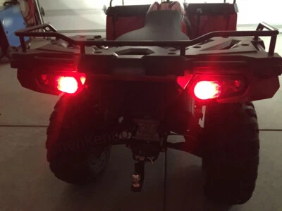 2 Super Bright LED Taillight Bulbs for 2006 Honda TRX 500FGA Forman Rubicon ATV - Image 1 of 4