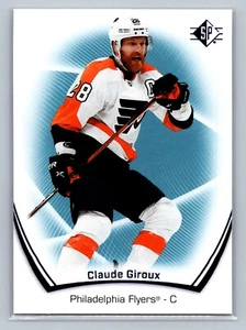 2021-22 UD SP Hockey Base Blue #18 Claude Giroux - Philadelphia Flyers - Picture 1 of 2