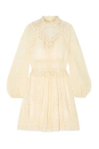 Zimmermann Sabotage Lace Mini Dress - Picture 1 of 4