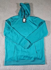 Under Armour Men's Storm Fleece Hoody Teal Green Casual Athletic Sz XL Tall - Picture 1 of 11