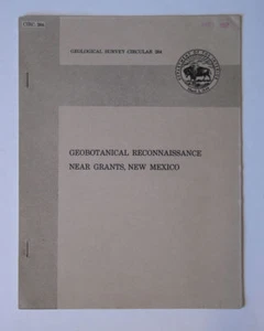 Geobotanische Aufklärung in der Nähe von Zuschüssen New Mexico 1953 Geologische Vermessung 264 NM - Bild 1 von 1