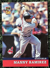Topps 2001 Collectors Series Manny Ramirez Cleveland Indians Outfield Card 7