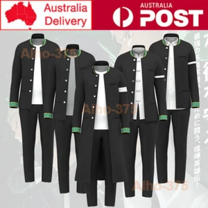 Adults WIND BREAKER Cosplay Costume Uniform Mens Party Outfit Wig Fancy Dress Up - Picture 1 of 24