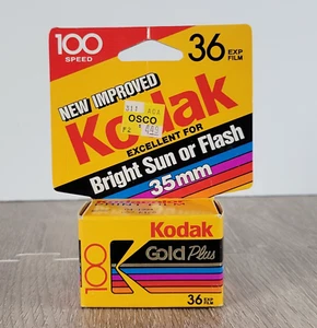 Nuevo ~ Película Kodak Gold Plus 100 ISO 35mm 36 Exposición CADUCADA 1994 De colección - Imagen 1 de 7