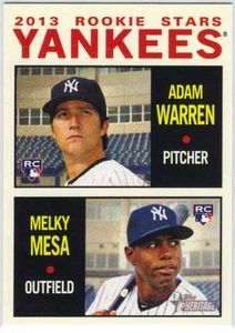 YANKEES ROOKIE STARS 2013 TOPPS HERITAGE #281 - Picture 1 of 1