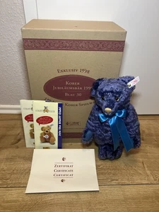 Steiff Teddybär Kober Jubiläumsbär 658013 limitiert 1500 aus 1998 30cm - Bild 1 von 10