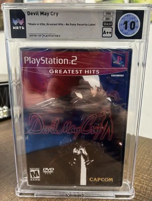 **Devil May Cry Greatest Hits** PS2 Playstation 2 WATA Graded 10 A++  - Image 1 of 2