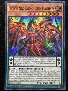 D/D/D Zero Doom Queen Machinex - NM - DOOD-EN003 - Ultra Rare - Picture 1 of 2